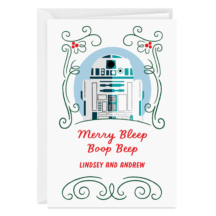 hallmark Personalized Star Wars™ R2-D2™ Christmas Card