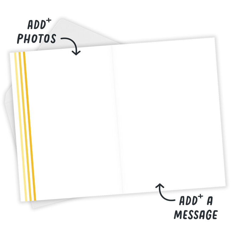 Hallmark Personalized White Outline Any Occasion Photo Card