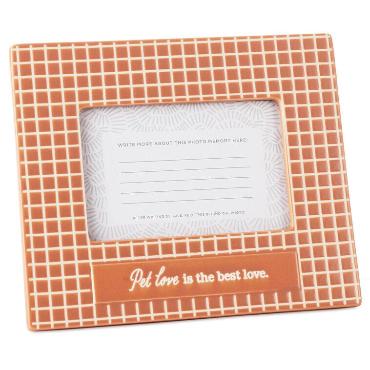 hallmark Pet Love Is the Best Love Picture Frame 4x6