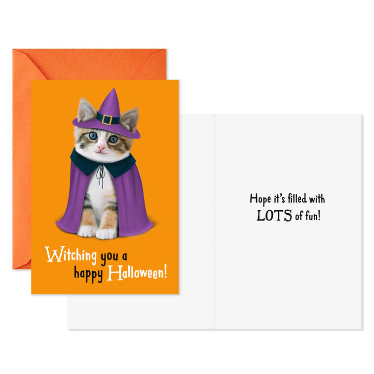 Hallmark Pets In Costume Assorted Halloween Cards Pack Of 8