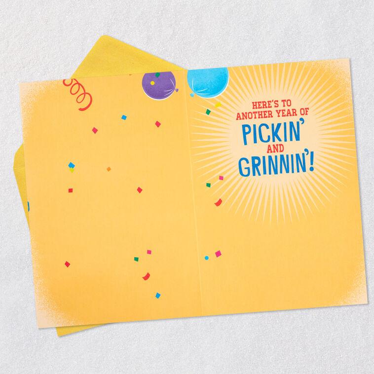 Hallmark Pickin' And Grinnin' Funny Musical Birthday Card With Motion