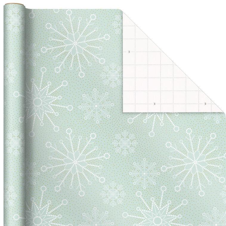 Hallmark Pink And Mint Assorted 3-Pack Christmas Wrapping Paper 120 Sq. Ft