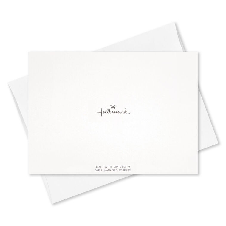 Hallmark Pink Orchid Blank Thank-You Notes Box Of 10