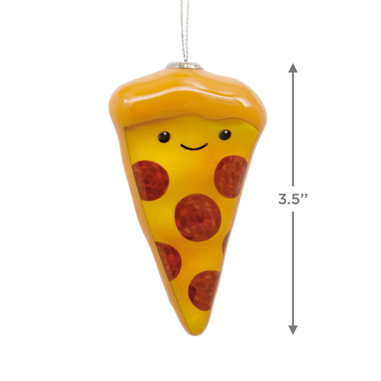 Hallmark Pizza Slice Shatterproof Hallmark Ornament