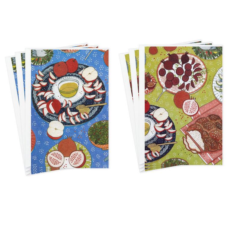hallmark Plates of Fruit Rosh Hashanah Cards Pack of 6