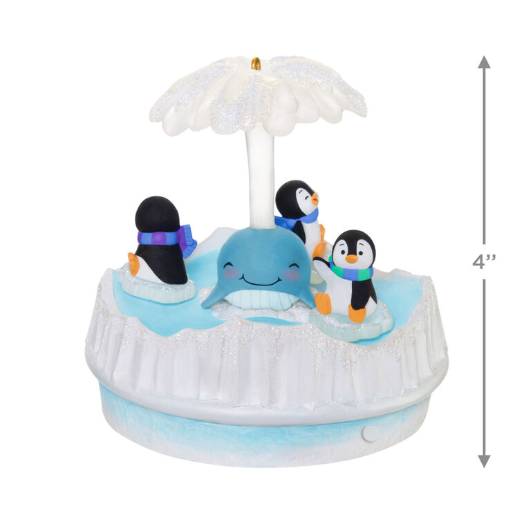 Hallmark Playful Penguins Musical Ornament With Light And Motion