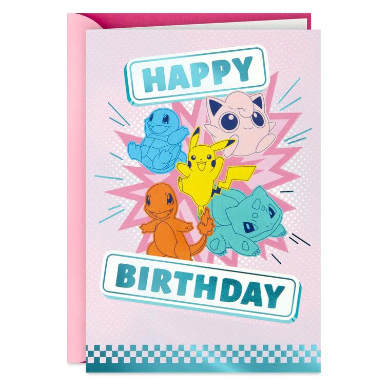 hallmark Pokémon A Champion's Heart Birthday Card for Kids