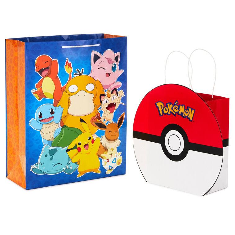 hallmark Pokémon and Poke Ball Gift Bags Assorted Sizes