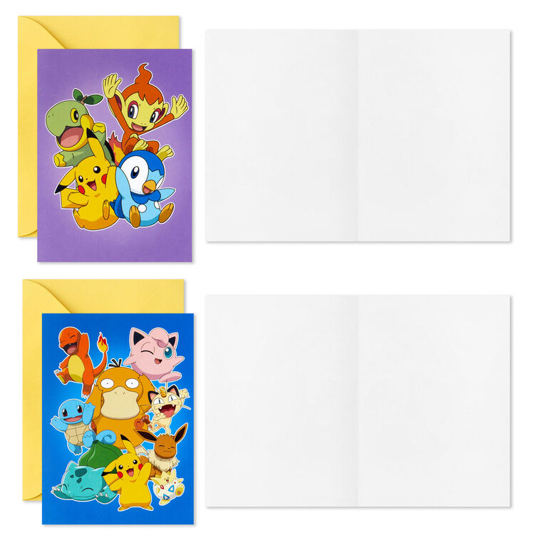 Hallmark Pokémon Blank Note Cards Assortment Pack Of 12