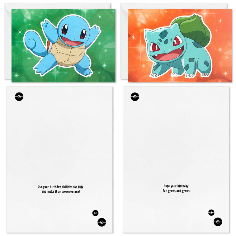 Hallmark Pokémon Catch All The Fun Assorted Birthday Cards Pack Of 16