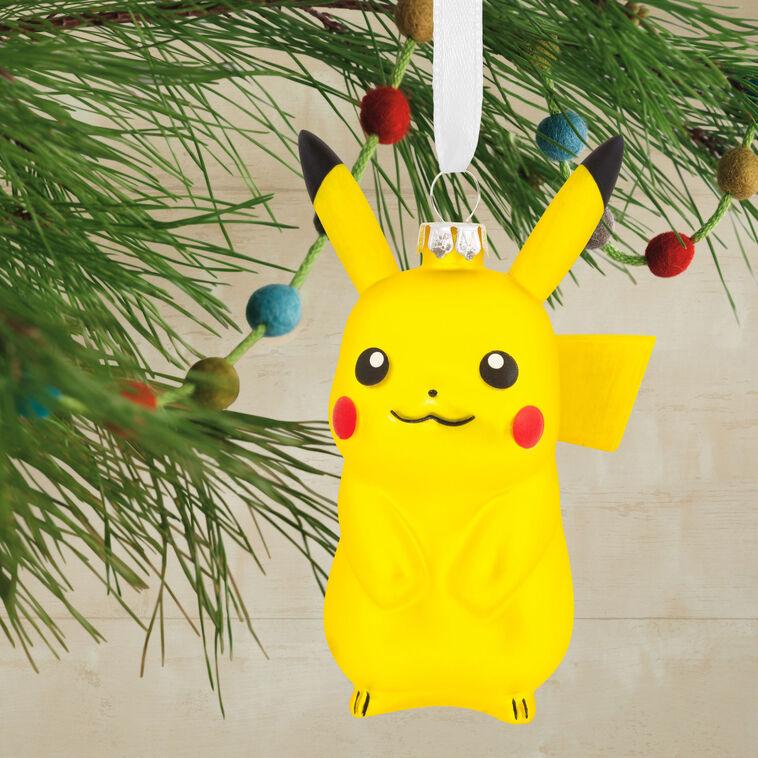 Hallmark Pokémon Pikachu Blown Glass Hallmark Ornament