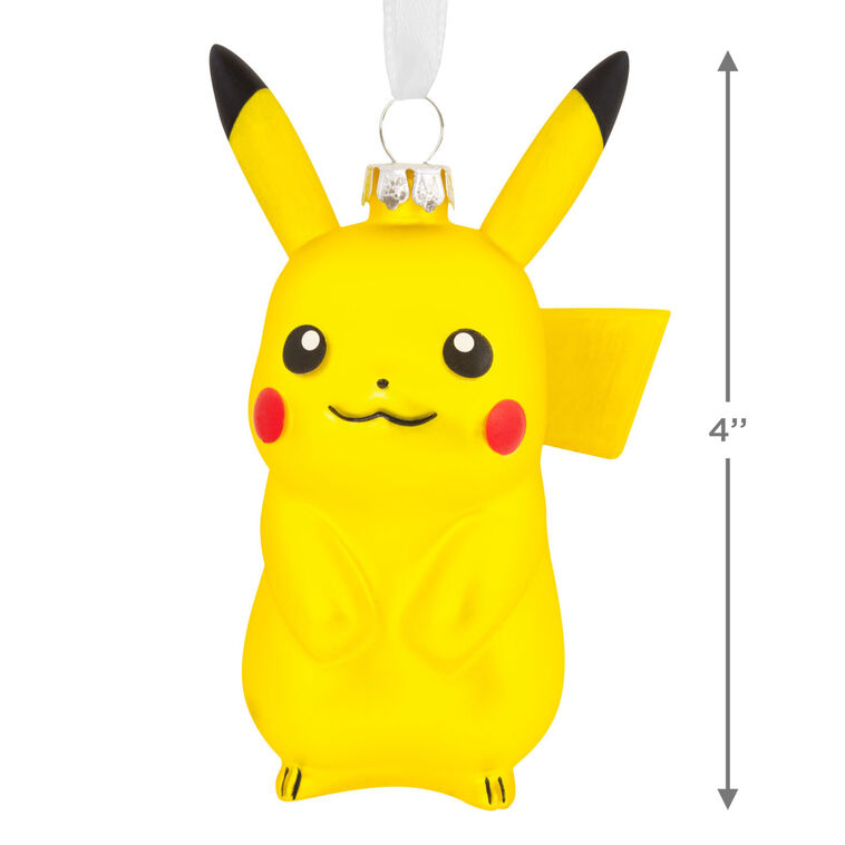Hallmark Pokémon Pikachu Blown Glass Hallmark Ornament