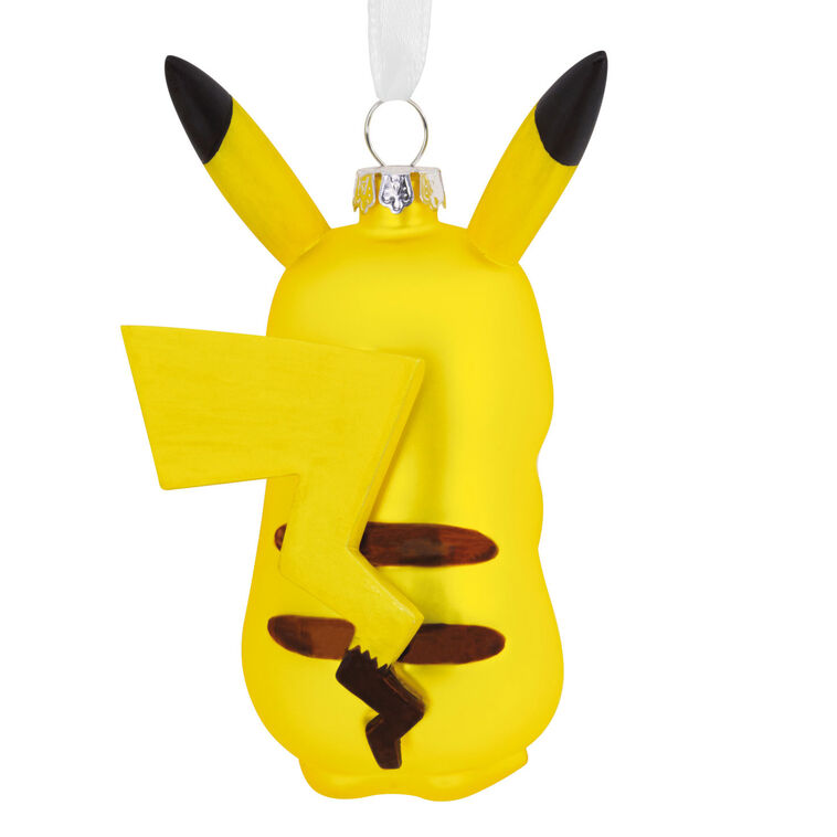 Hallmark Pokémon Pikachu Blown Glass Hallmark Ornament