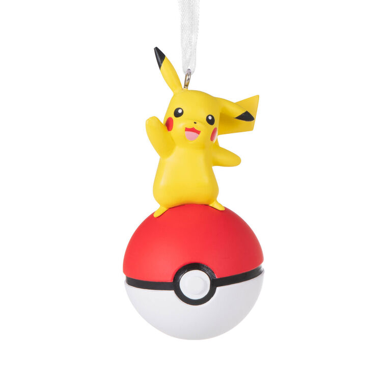 hallmark Pokémon Pikachu on Poké Ball Hallmark Ornament