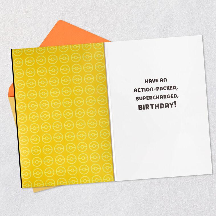 Hallmark Pokémon Pikachu Supercharged Birthday Card With Sound And Light