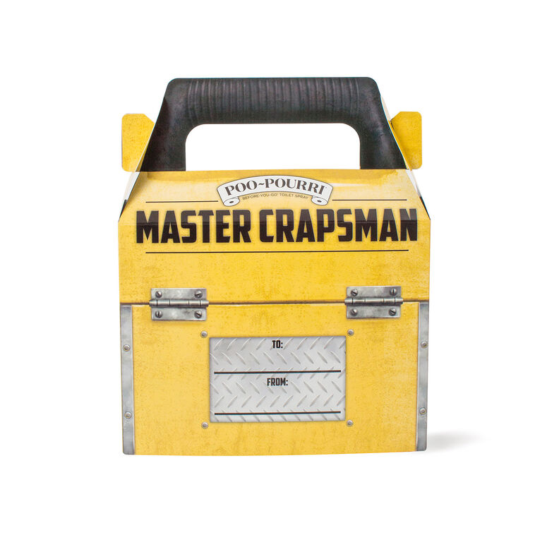 Hallmark Poo-Pourri Master Crapsman Deodorizing Spray Gift Box Set Of 2
