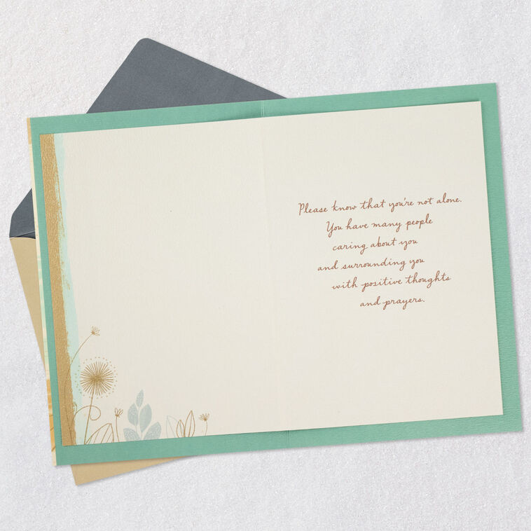 Hallmark Positive Thoughts And Prayers Get Well Card