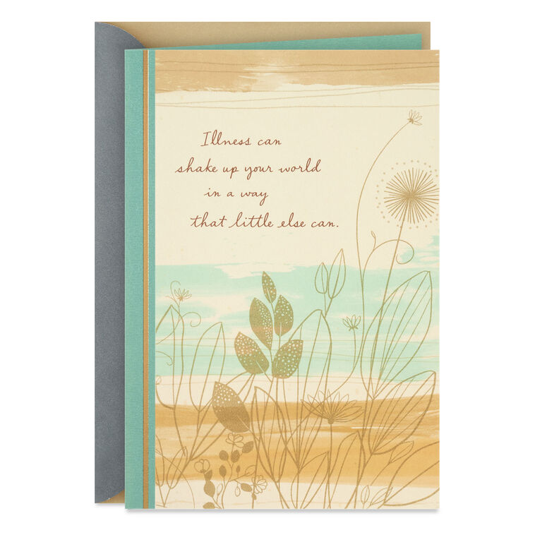 hallmark Positive Thoughts and Prayers Get Well Card