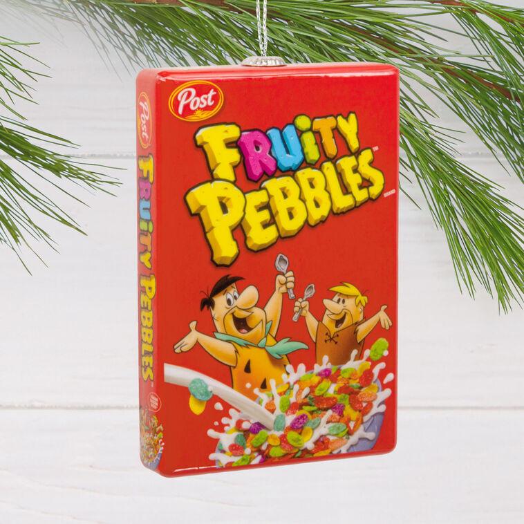 Hallmark Post Flintstones Fruity Pebbles Cereal Shatterproof Hallmark Ornament