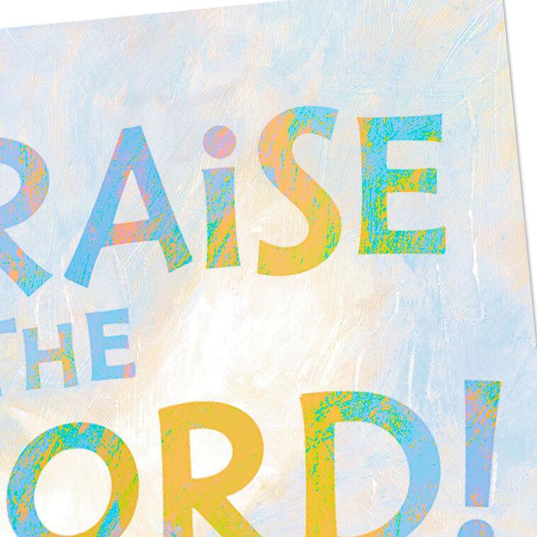 Hallmark Praise The Lord I Remembered Birthday Card