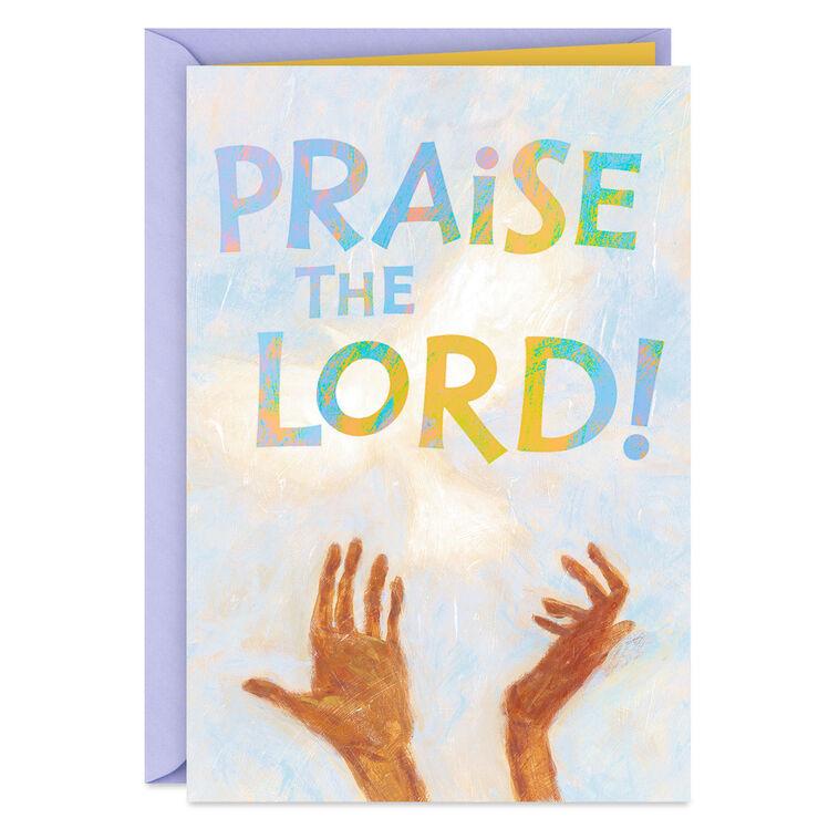 hallmark Praise the Lord I Remembered Birthday Card