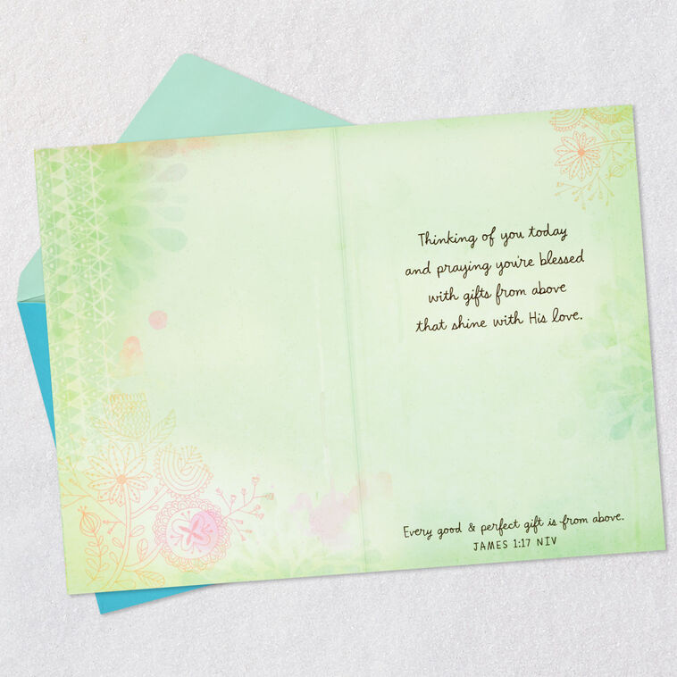 Hallmark Prayers For Joy Peace And Love Religious Thinking Of You Card For Her
