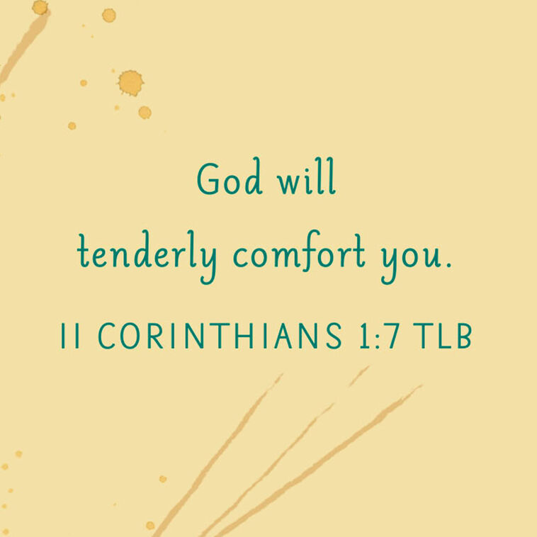 Hallmark Prayers For Strength Peace And Comfort Religious Sympathy Card