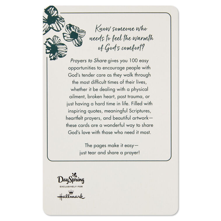 Hallmark Prayers To Share: 100 Pass-Along Notes For Comfort Book