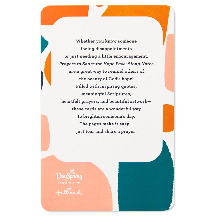 Hallmark Prayers To Share: 100 Pass-Along Notes For Hope Book
