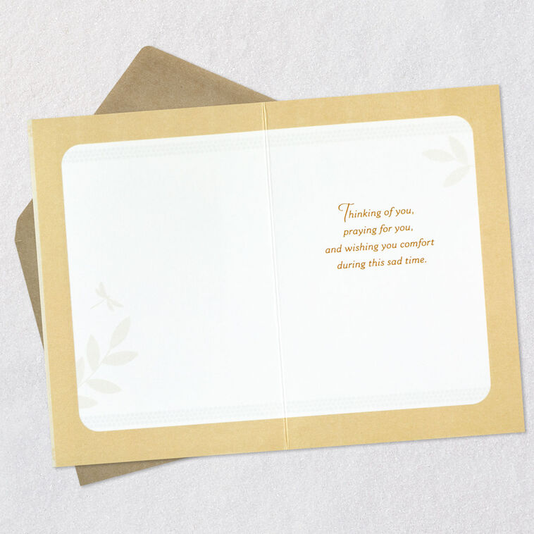 Hallmark Praying For Comfort At This Sad Time Sympathy Card