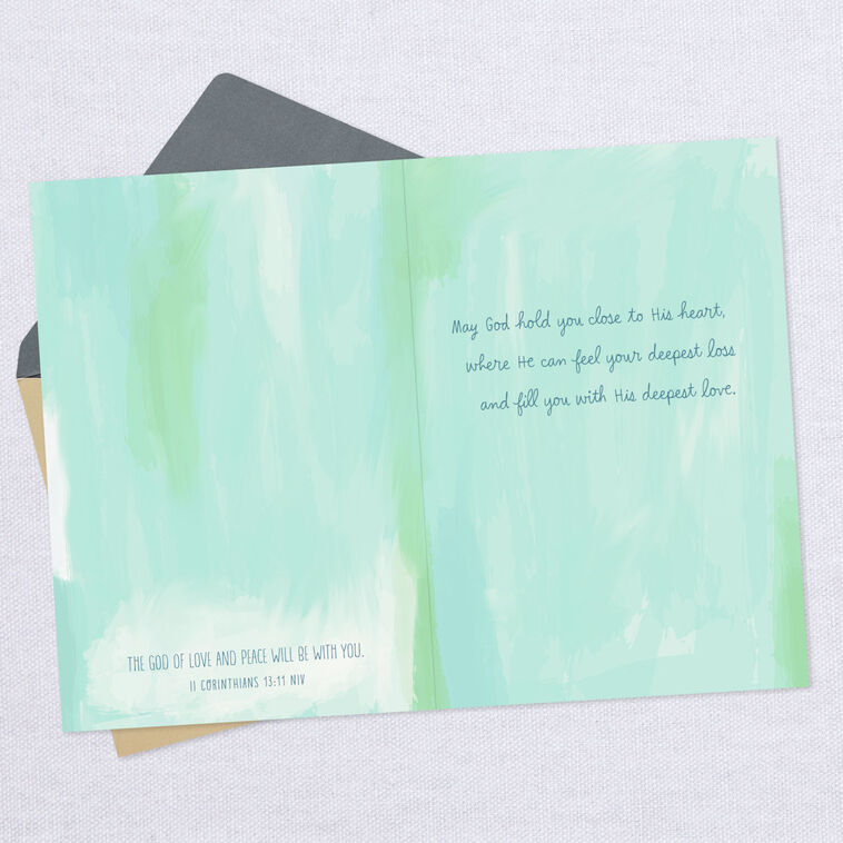 Hallmark Praying For You In Your Loss Religious Sympathy Card