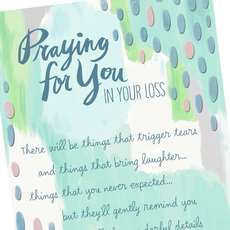 Hallmark Praying For You In Your Loss Religious Sympathy Card
