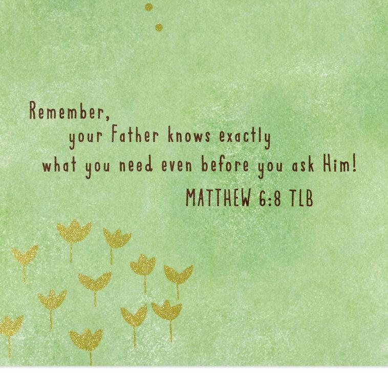 Hallmark Praying God Will Carry You Through Religious Encouragement Card