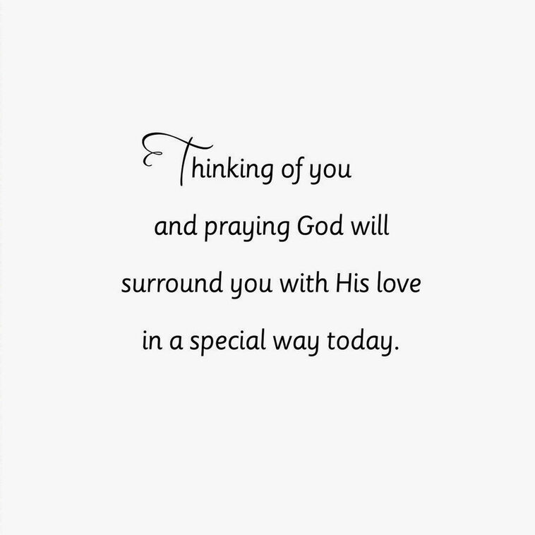 Hallmark Praying God Will Surround You With His Love Thinking Of You Card