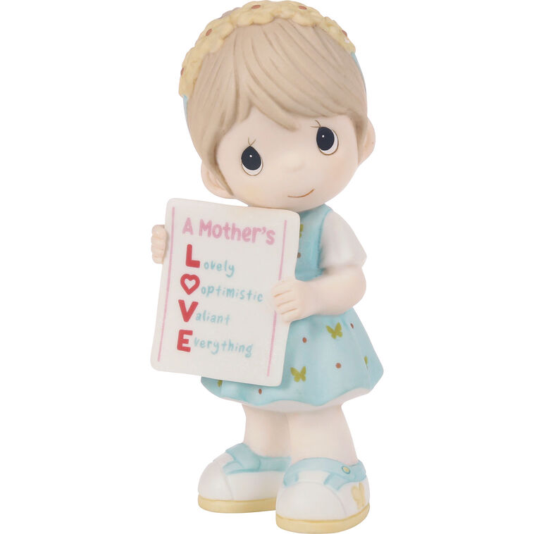 hallmark Precious Moments A Mother's Love Is Everything Girl Figurine 4.6"