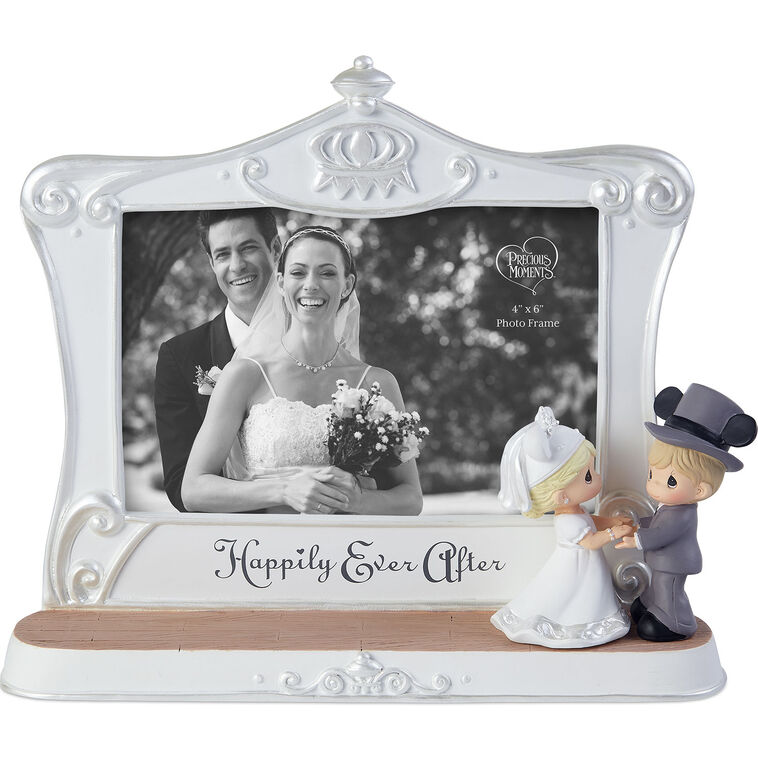 hallmark Precious Moments Disney Mickey Mouse Happily Ever After Picture Frame 4x6