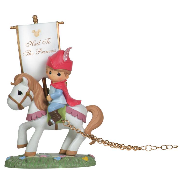 hallmark Precious Moments Disney Prince Philip Riding His Horse Figurine