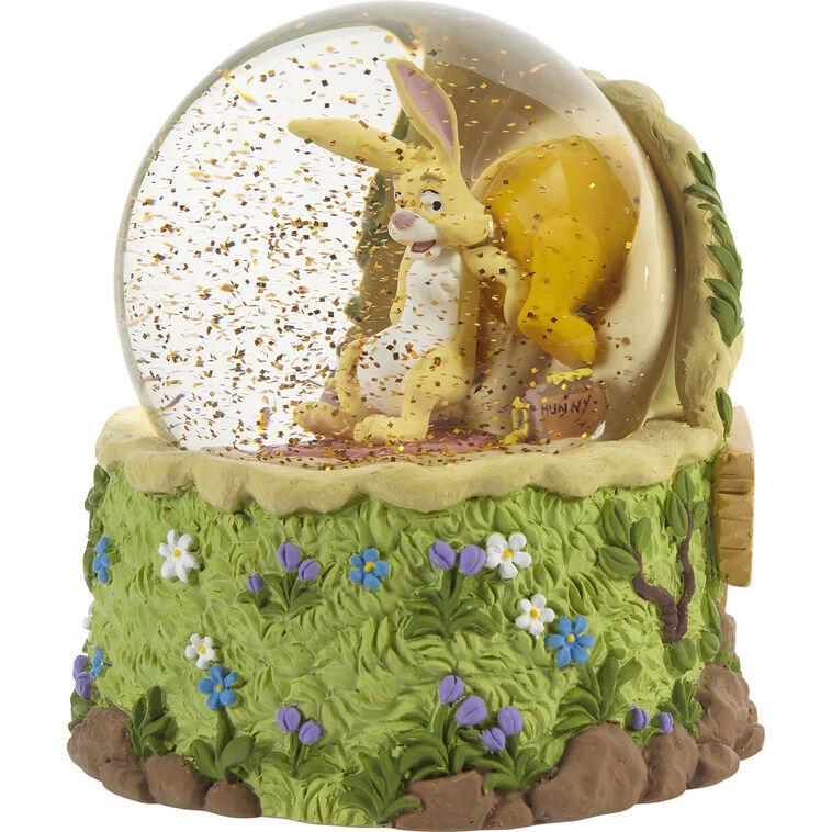 Hallmark Precious Moments Disney Winnie The Pooh Don't Feed The Bear Musical Snow Globe