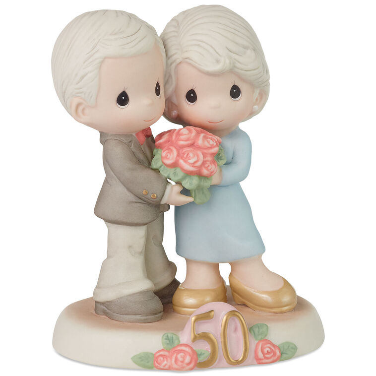 Hallmark Precious Moments Fifty Golden Years Together Figurine 5.1"