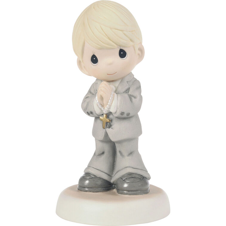 hallmark Precious Moments My First Communion Blonde Boy Figurine 5.1"