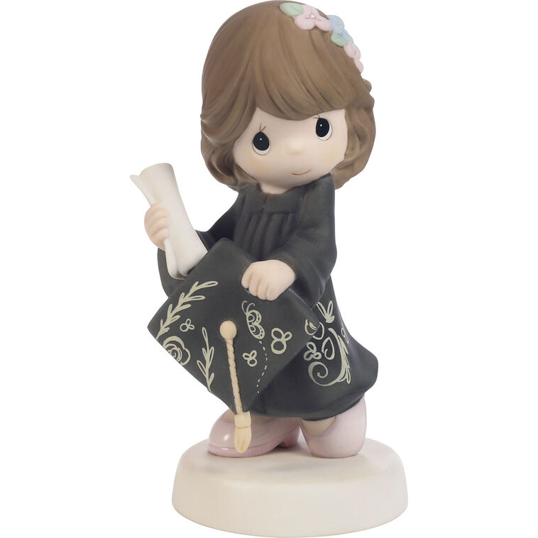 hallmark Precious Moments The Future Belongs to You Grad Girl Figurine 5.6"