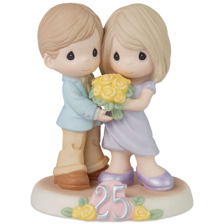 hallmark Precious Moments Twenty-Five Happy Years Together Figurine 5.1"