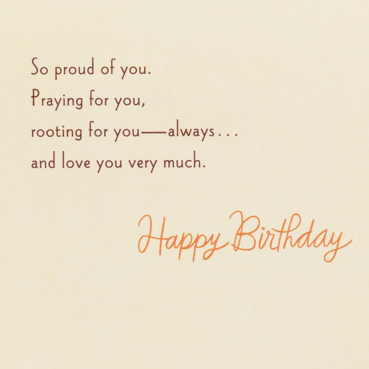 Hallmark Pride And Love Religious Birthday Card For Son