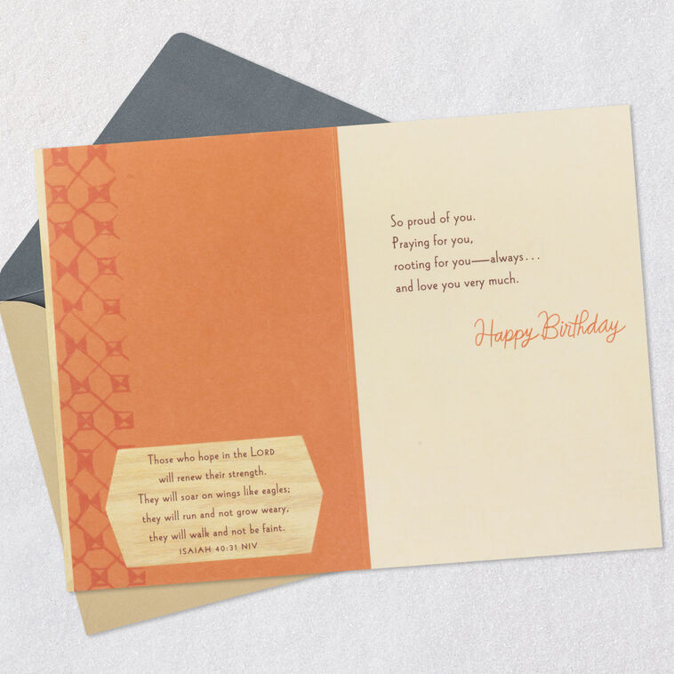 Hallmark Pride And Love Religious Birthday Card For Son