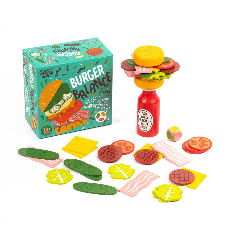 Hallmark Professor Puzzle Burger Balance Stacking Game