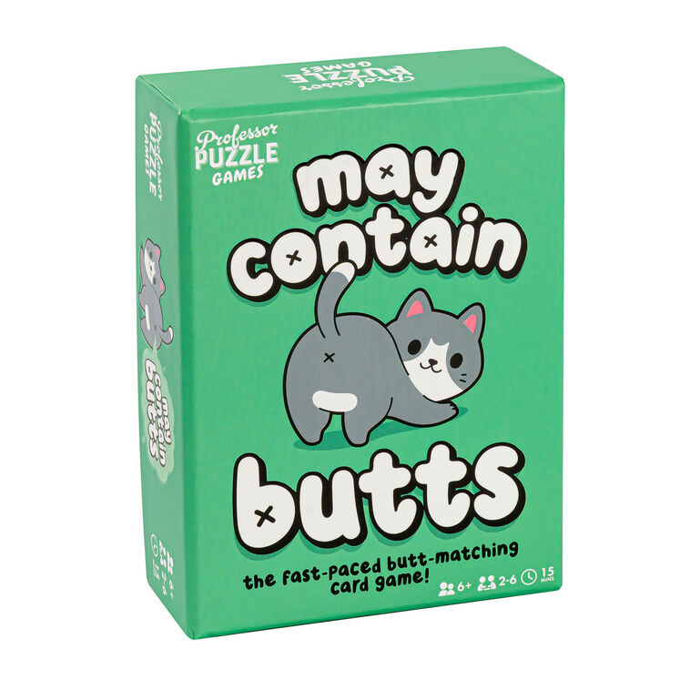 hallmark Professor Puzzle May Contain Butts Matching Card Game