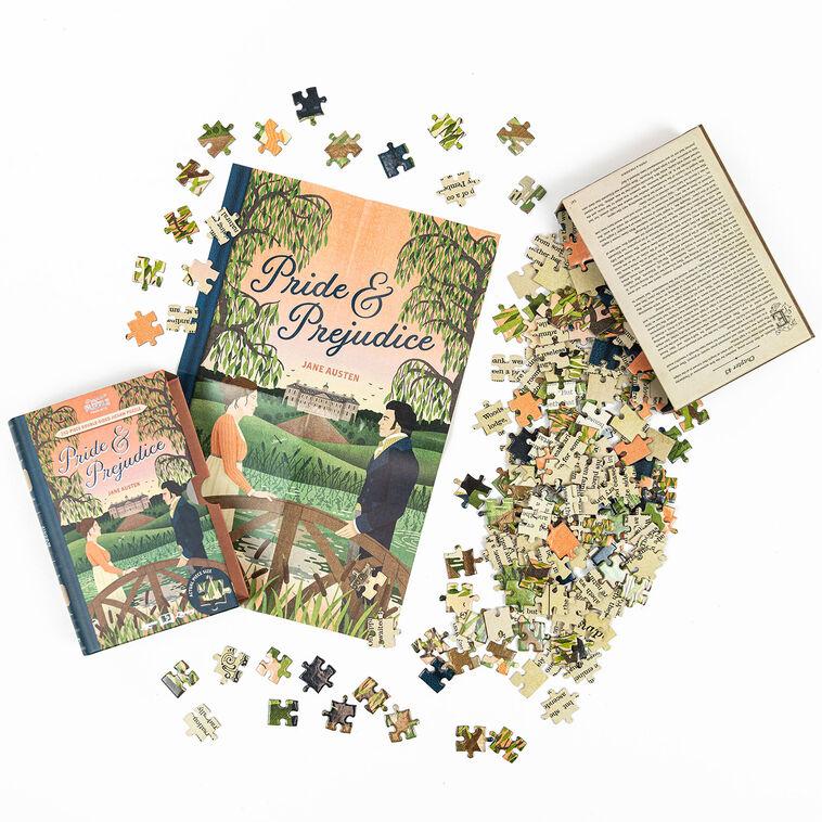 Hallmark Professor Puzzle Pride And Prejudice Double-Sided 252-Piece Jigsaw Puzzle