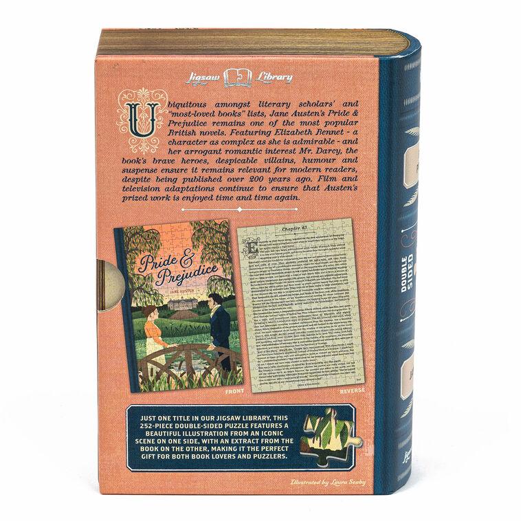 Hallmark Professor Puzzle Pride And Prejudice Double-Sided 252-Piece Jigsaw Puzzle