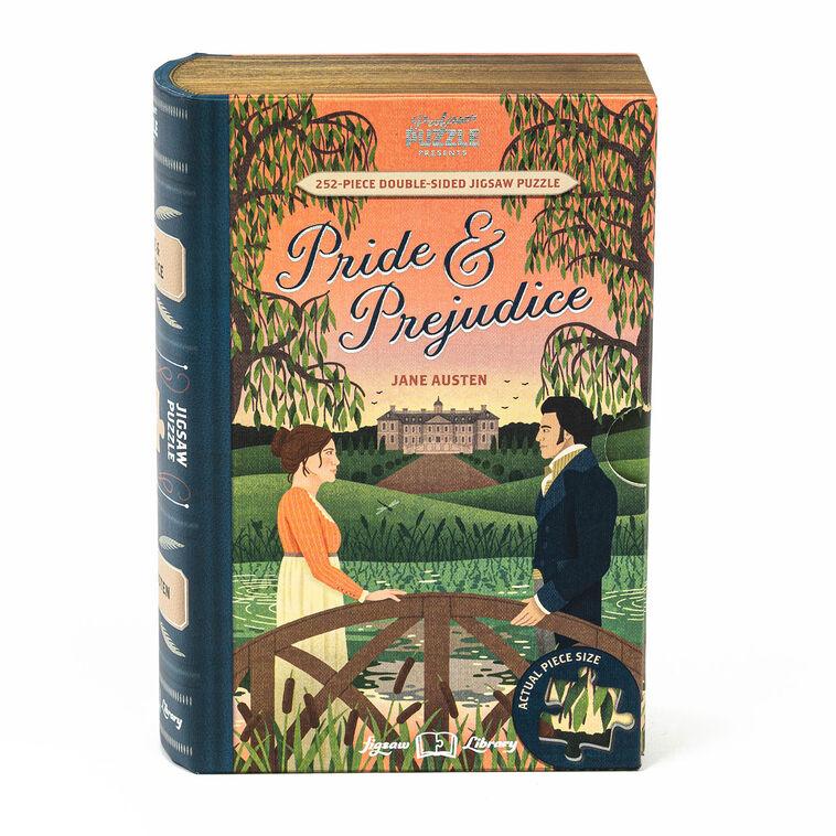 hallmark Professor Puzzle Pride and Prejudice Double-Sided 252-Piece Jigsaw Puzzle
