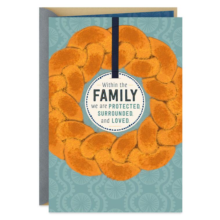 hallmark Protected Surrounded and Loved Rosh Hashanah Card for Family